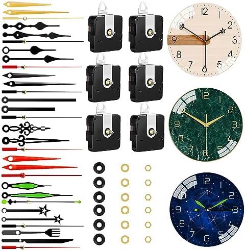 6-Piece High-Torque Quartz Clock Mechanism Kit