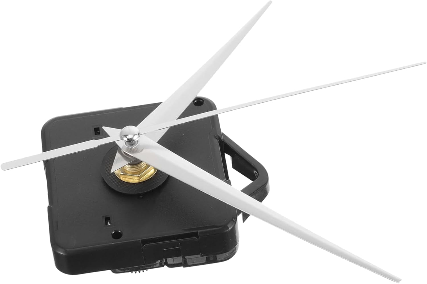 Homoyoyo Wall Clock Movement Kit 3-Hand Replacement with Silver Precise