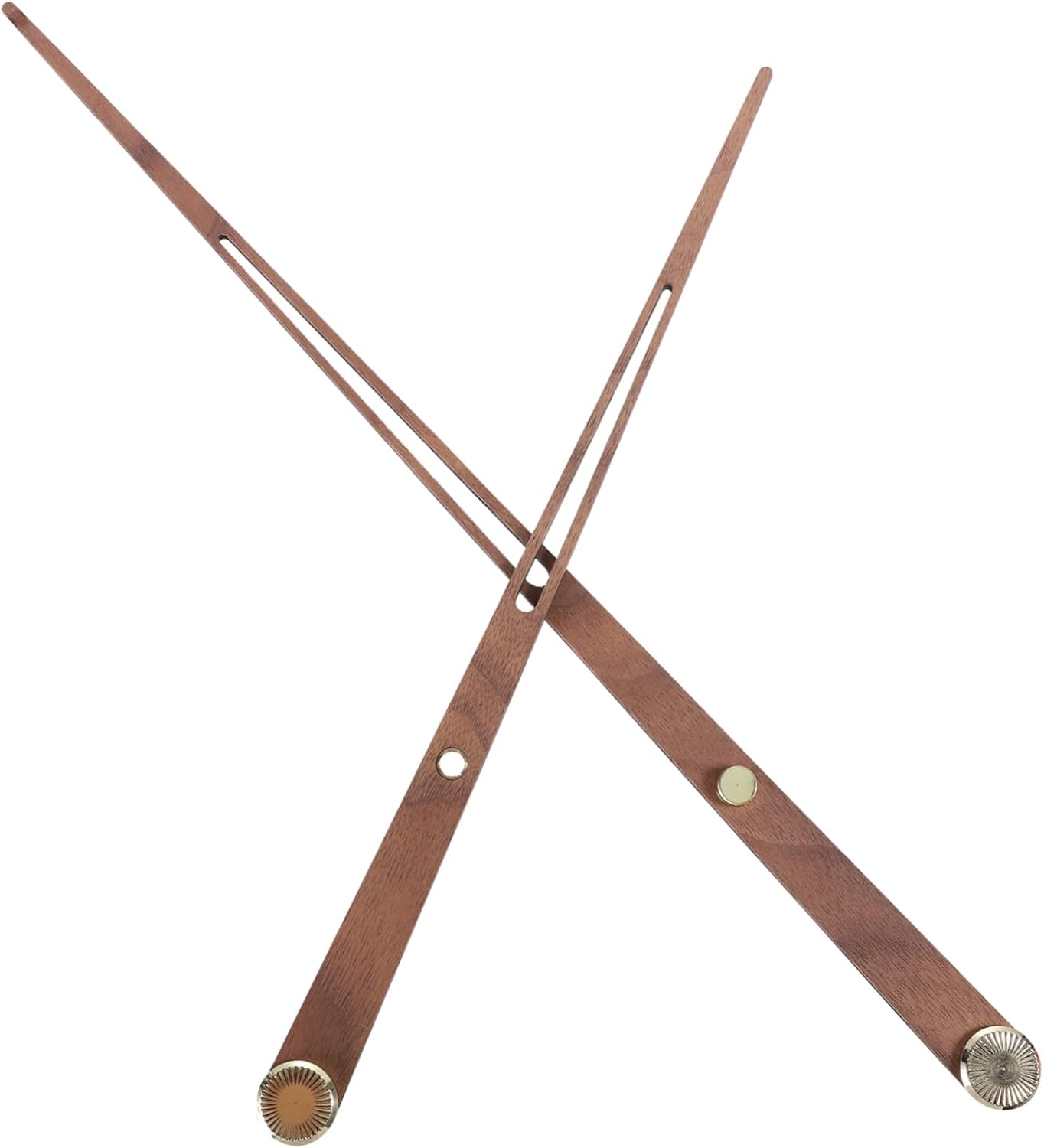 Large Wooden Clock Pointer Black Walnut Decor for DIY