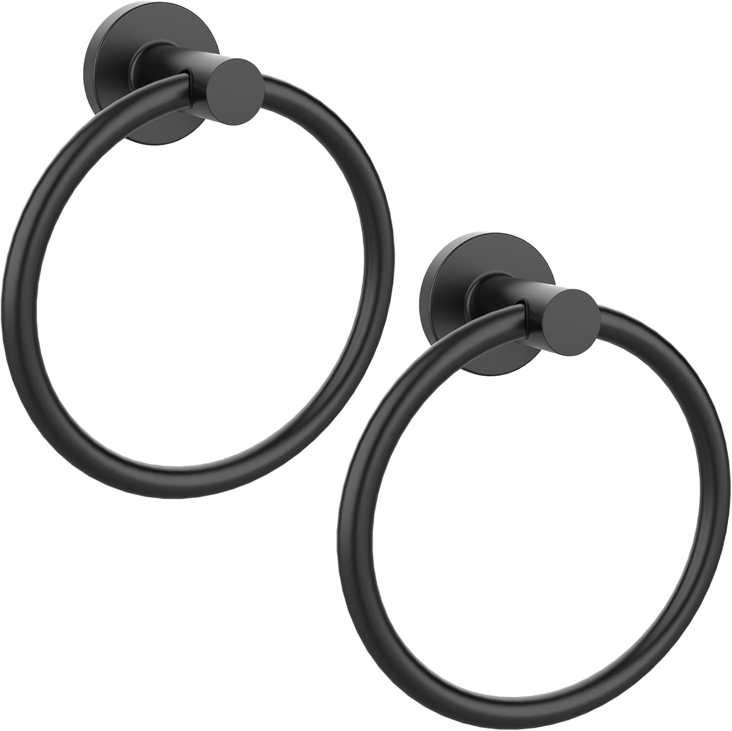 Stainless Steel Matte Black Towel Ring
