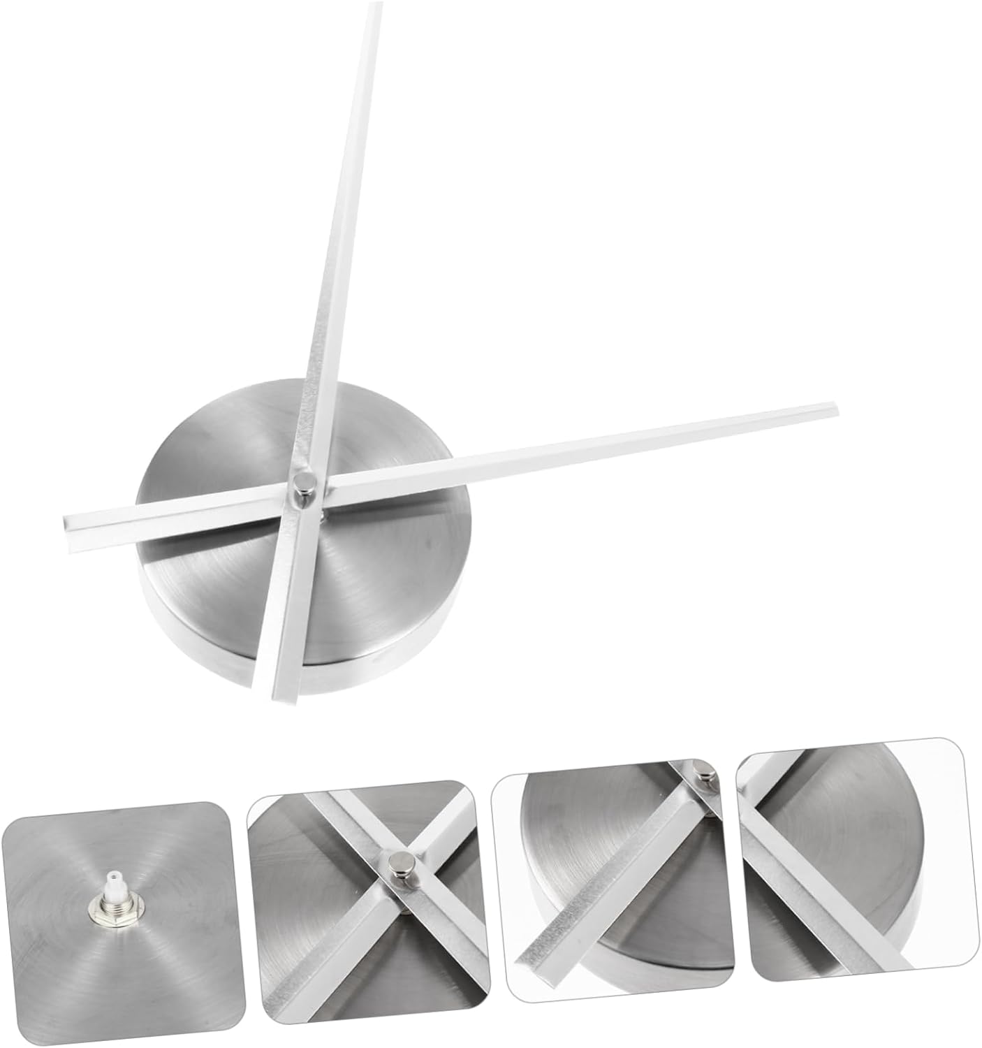 GREAT VALUE DIY Wall Clock Kit - 10cm Silver Base Plate More