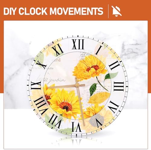 UKCOCO - Silent Quiet 10 quartz clock movement kit