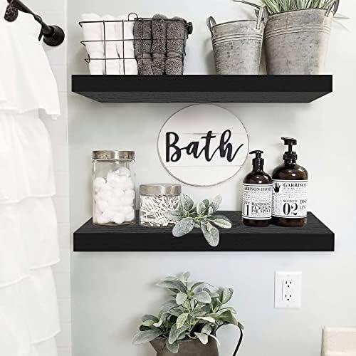 24-inch Bathroom Shelves by QEEIG