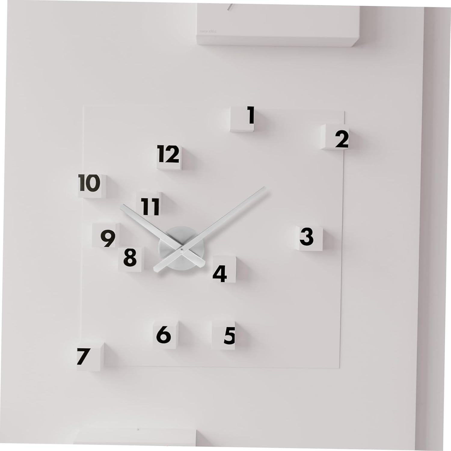 Amosfun DIY Wall Clock Hands Kit Metal 3D Dial Movement