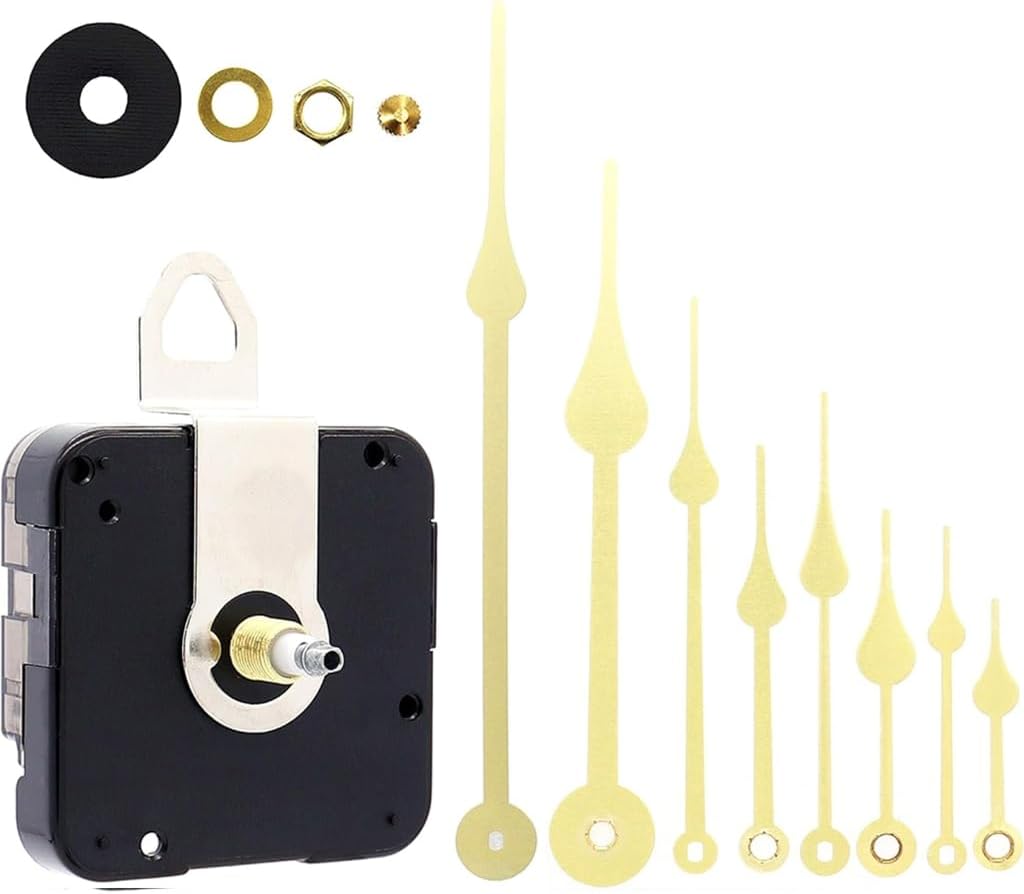 DIY Wall Clock Parts Set - Precision Timer for Home Office Use