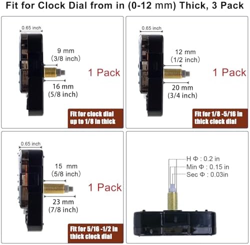 Silent Clock Mechanism Kit