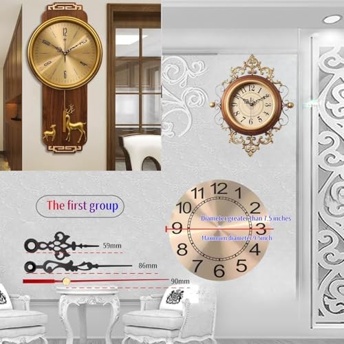Prettyia Clock Mechanism 2 Set Replacement Kit