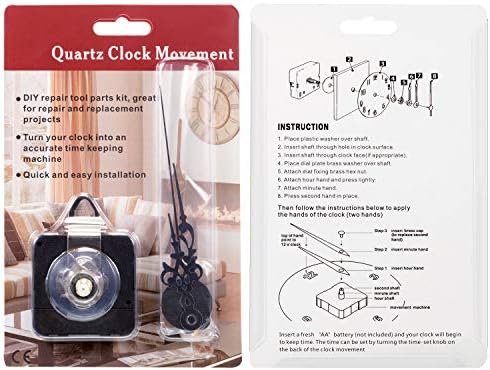 Hicarer 2-Piece Quartz Clock Movement Repair Kit