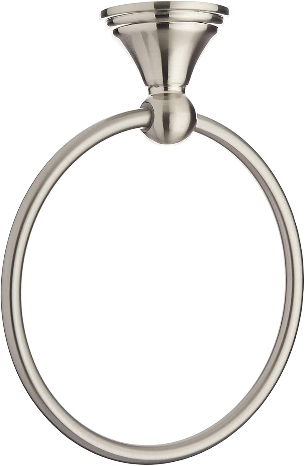 Modern SATIN NICKEL towel ring for bathroom