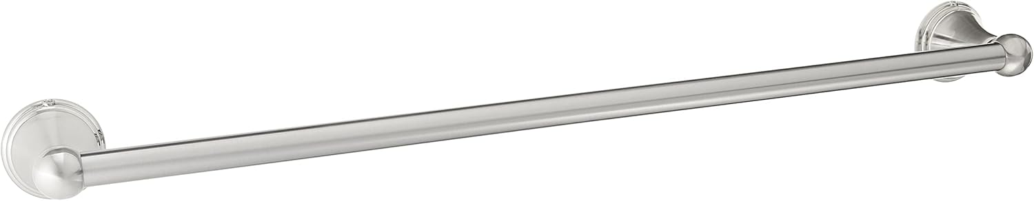 Amazon Basics Modern Towel Bar 24 x 70 Zinc Alloy Satin Nickelamazonbasicscom