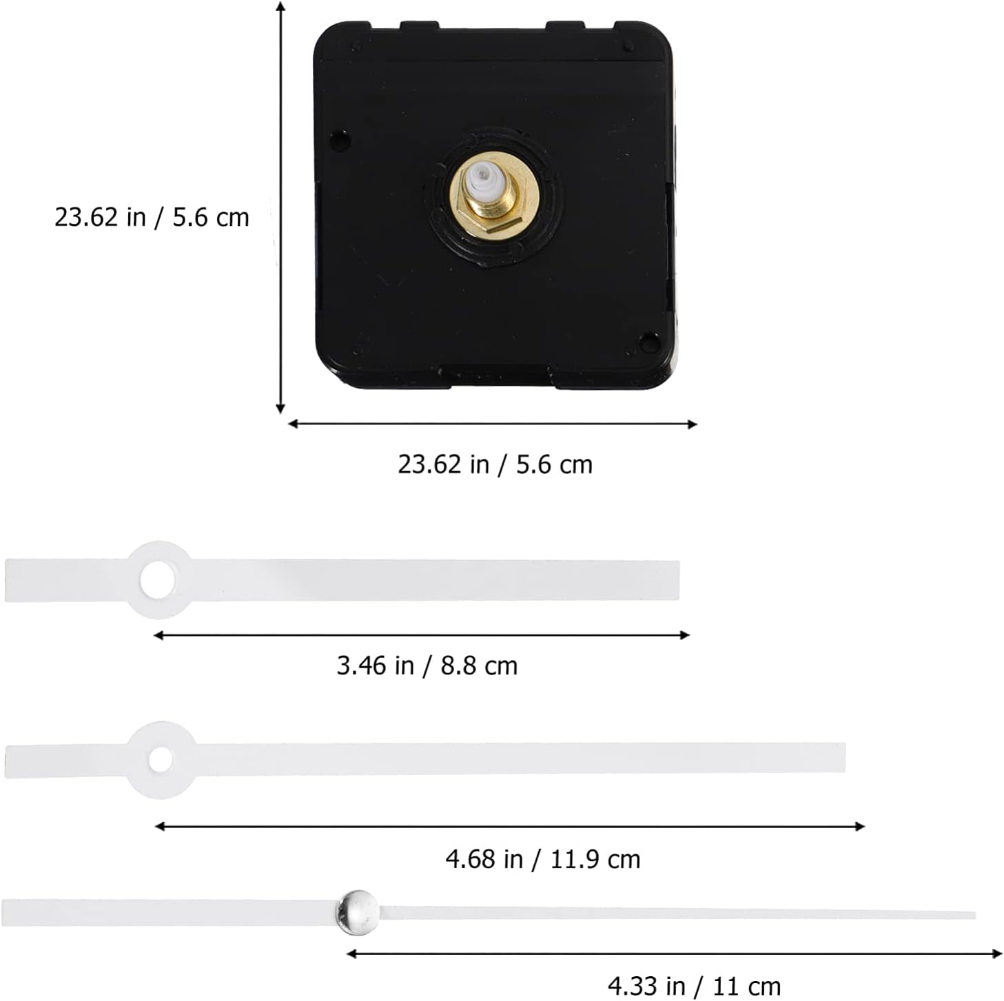 MARURY Non-Ticking Clock Motor Kit for DIY Repair