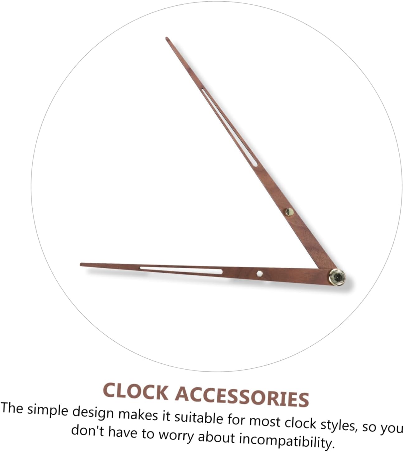 Sturdy Retro Pendant Pointer Clock Kit With LED Display