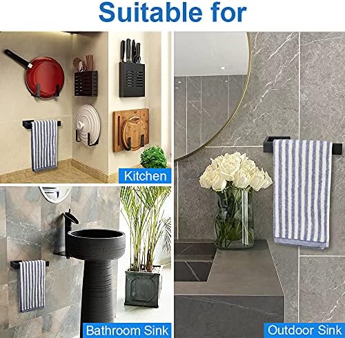 TocTen - Heavy-Duty 9-Inch Wall-Mounted Towel Hanger