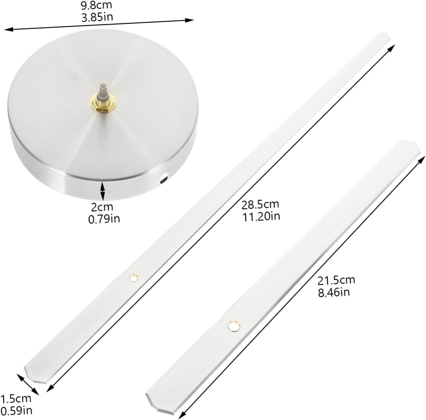 ULDIGI Large Wall Clock Movement Kit
