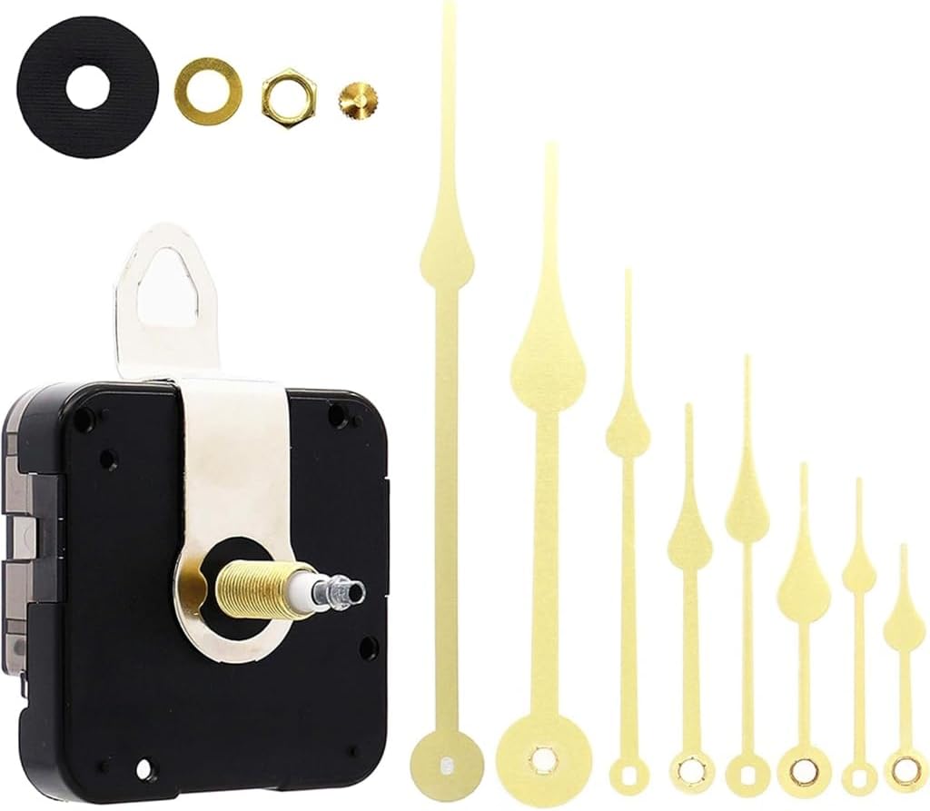 DIY Wall Clock Parts Set - Precision Timer for Home Office Use