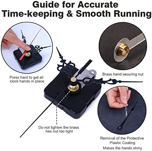 Perfect Replacement Clock Movement Kit for DIY Clocks