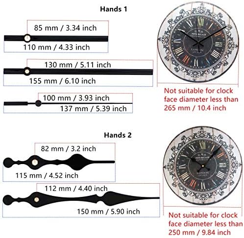 Sweep Silent Movement Wall Clock Kit