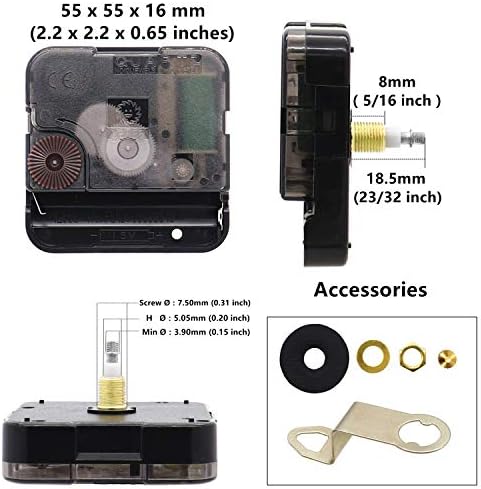 12888 Quartz Digital Wall Clock Movement Mechanism