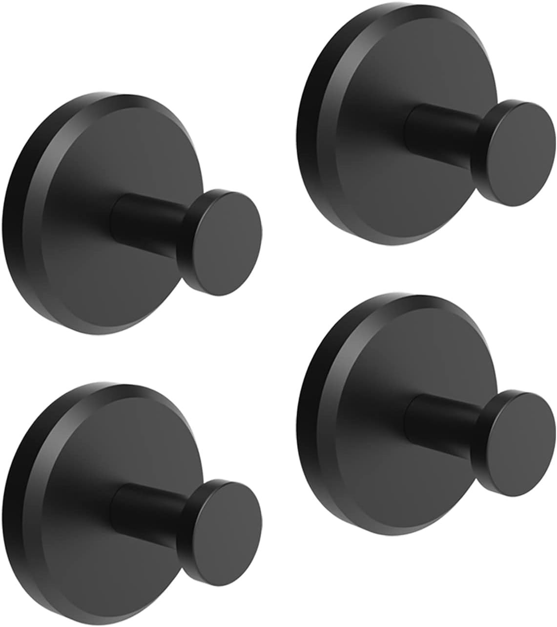 Simple 4-Pack Suction Cup Hooks Perfect for Showers More