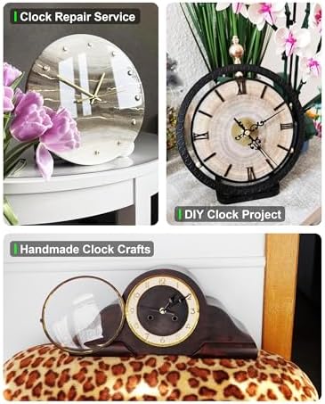 Clock Hands Only Silver 8 Set