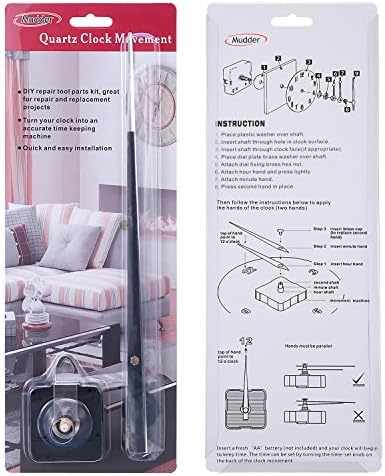 Professional Clock Movement - High Torque Durable Easy to Use