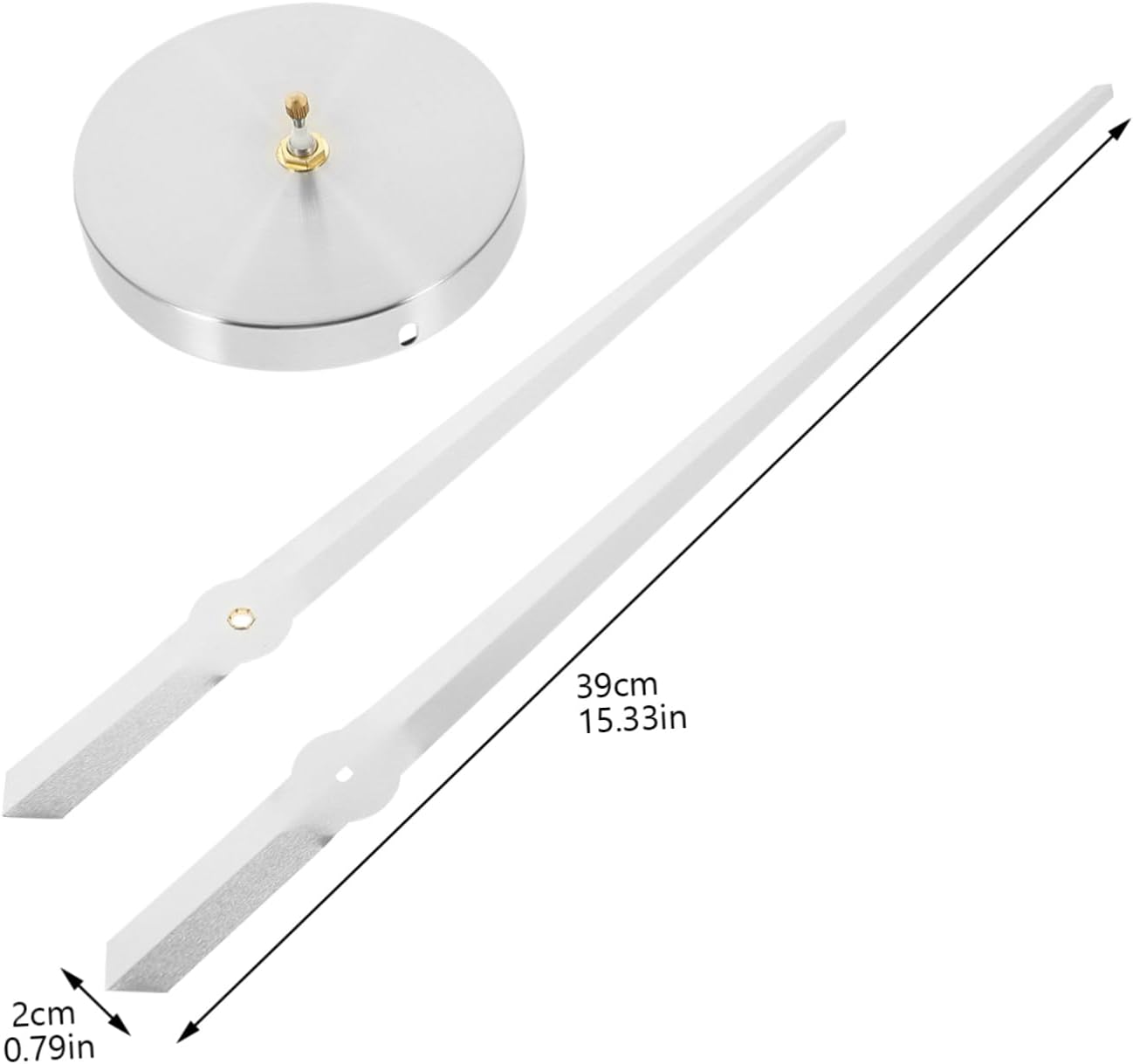 Pro-Aligned Clock Repair Kit Metal Mechanism Set for DIY Clocks