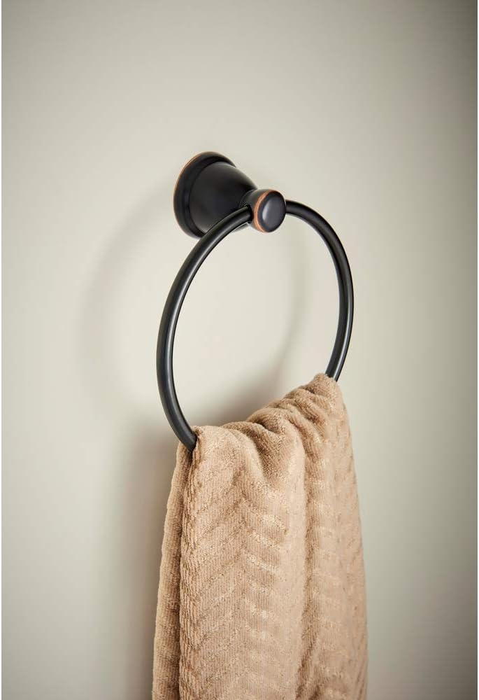 Wall-Mounted Oil-Rubbed Bronze towel ring