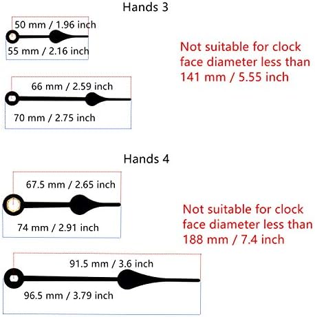 12888 TIKROUND Include Hands Wall Clock Movement