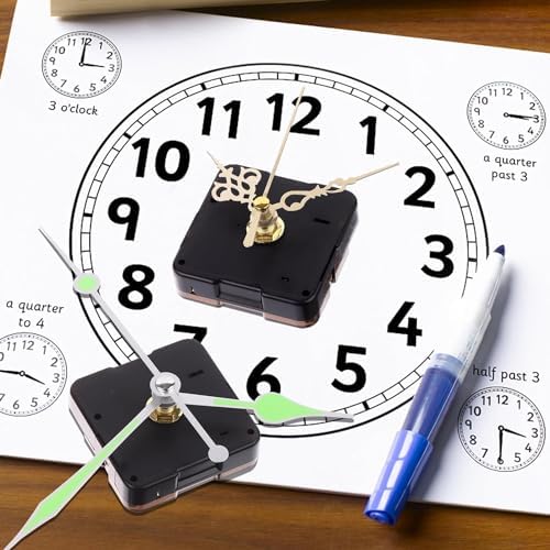 30-Pack Replacement Quartz Clock Movement Kit for Repairing Installing