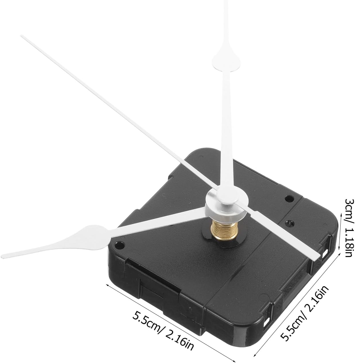 Muted Plastic Clock Movement
