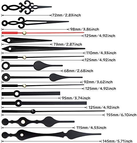 2-Piece Precision Clock Movement Mechanism