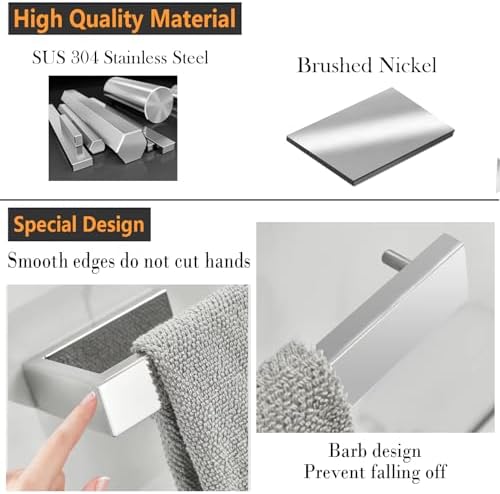 Hand Towel Holder Rust-Proof Modern Design
