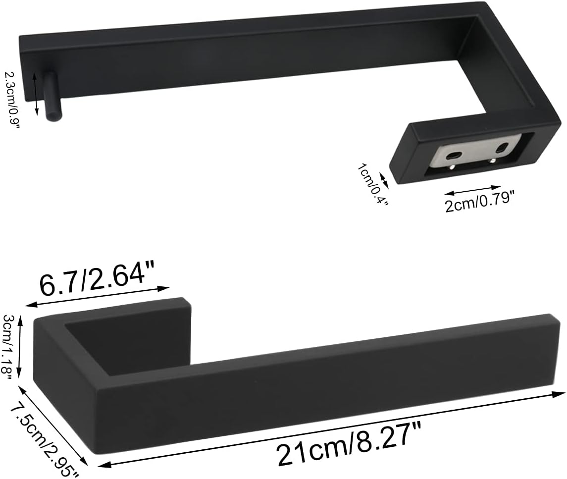 TocTen - Heavy-Duty 9-Inch Wall-Mounted Towel Hanger