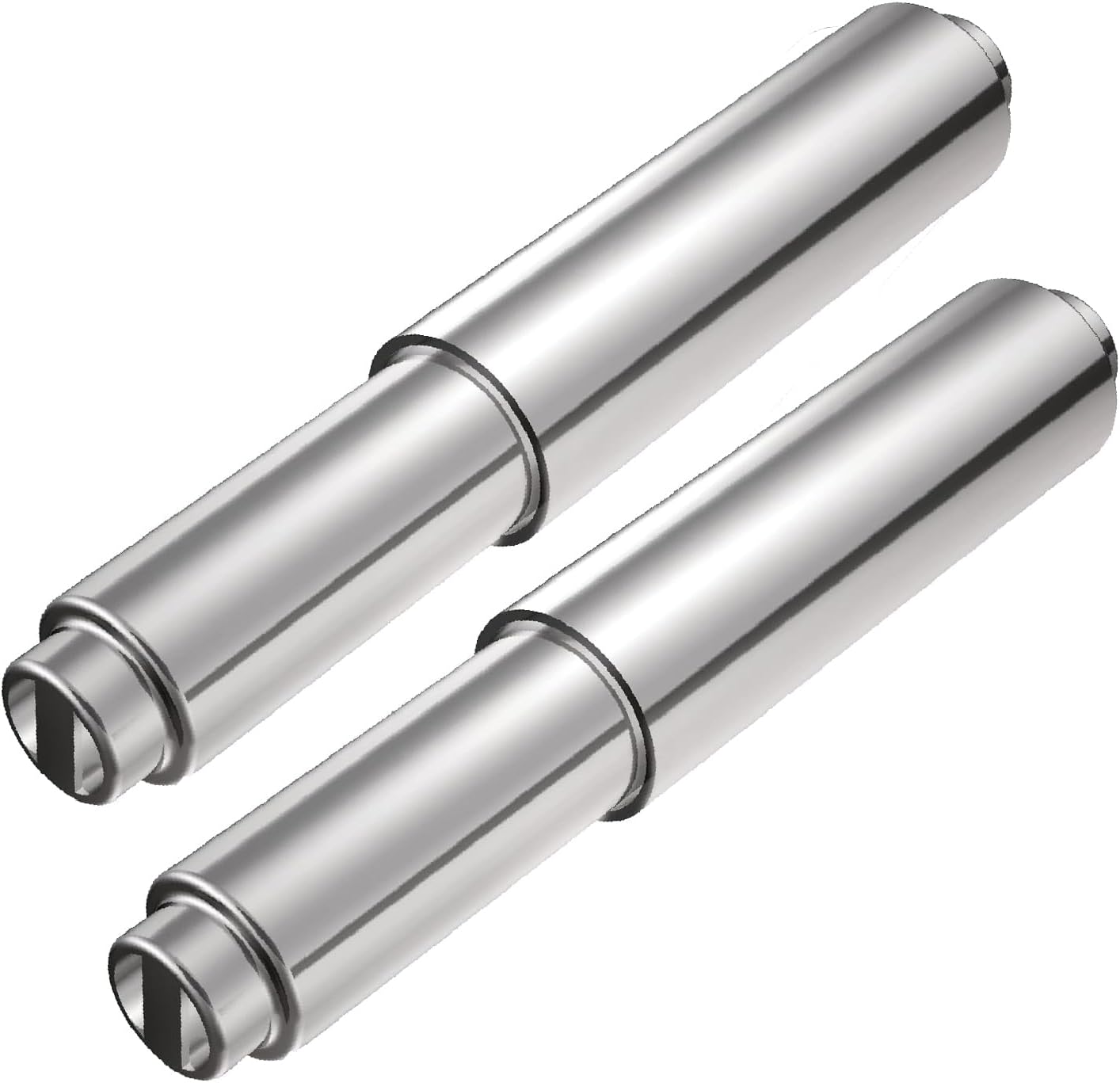 TuoxinEM Spring Loaded Toilet Paper Holder Chrome Silver
