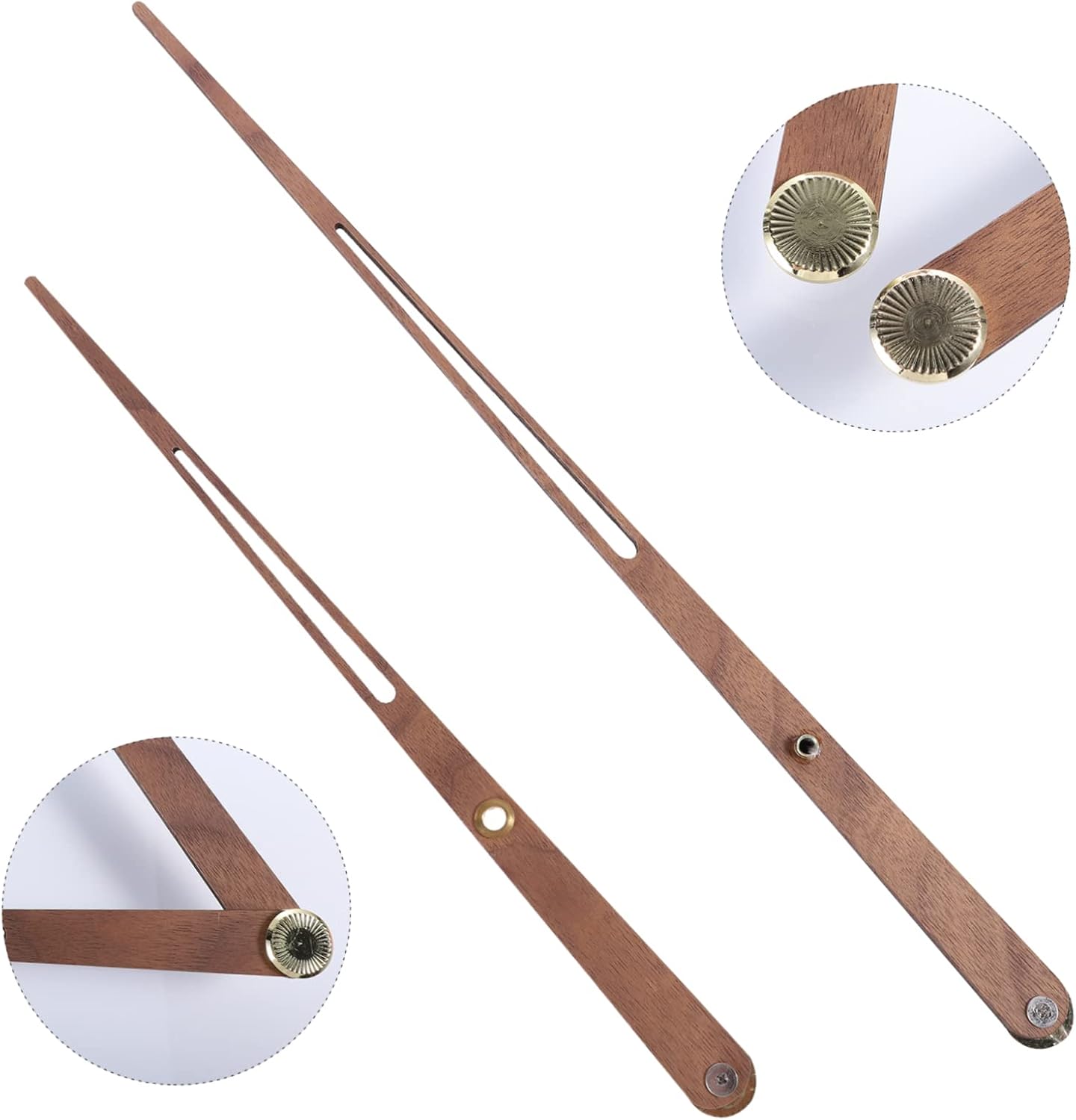 Wooden Wall Clock Pointer Set 12-Tip Vase Modern DIY Clock Replacement