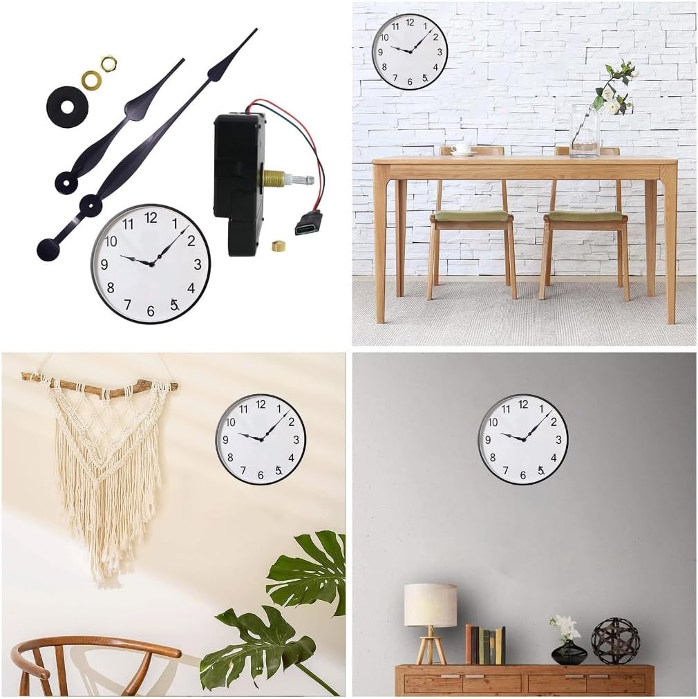 Easy to Install Wall Clock Movement Kit for DIY