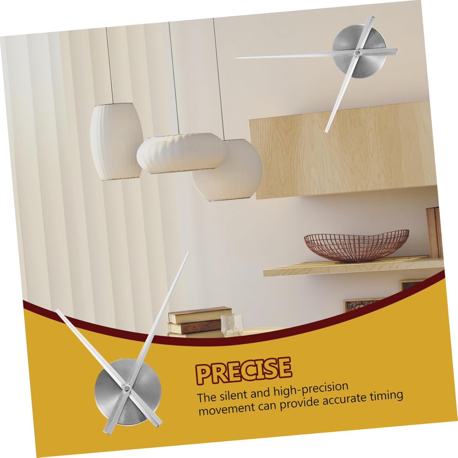 Oversized Wall Clock Parts Set for DIY and Repair