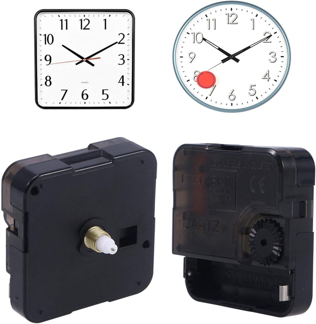 Ifundom Clock Mechanism Replacement quartz clock movement AThread length 532 inch