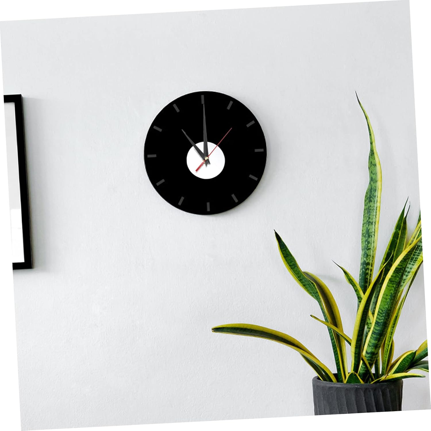 BUTIFULSIC Acrylic Aluminum Alloy Torque Clock Mechanism Set for Wall Clocks