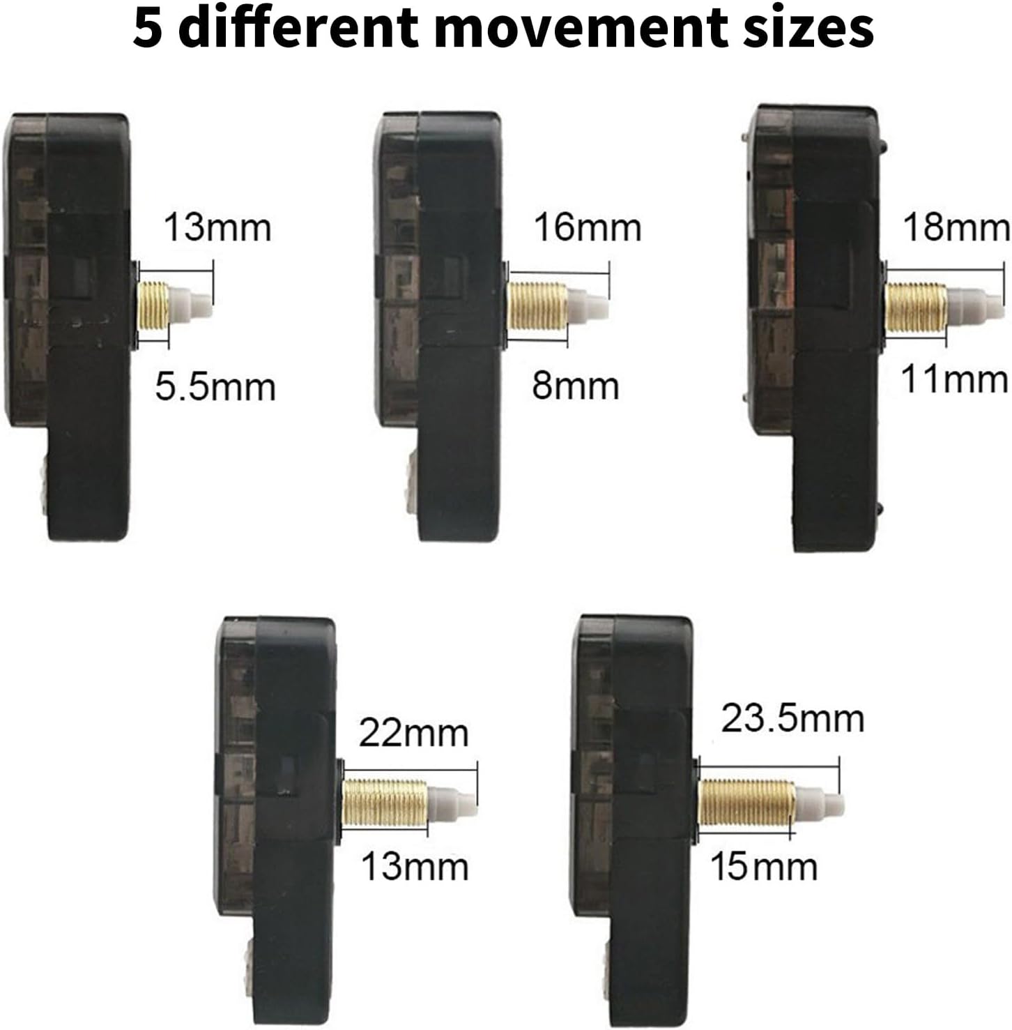 Precision Wall Clock Mechanism Kit