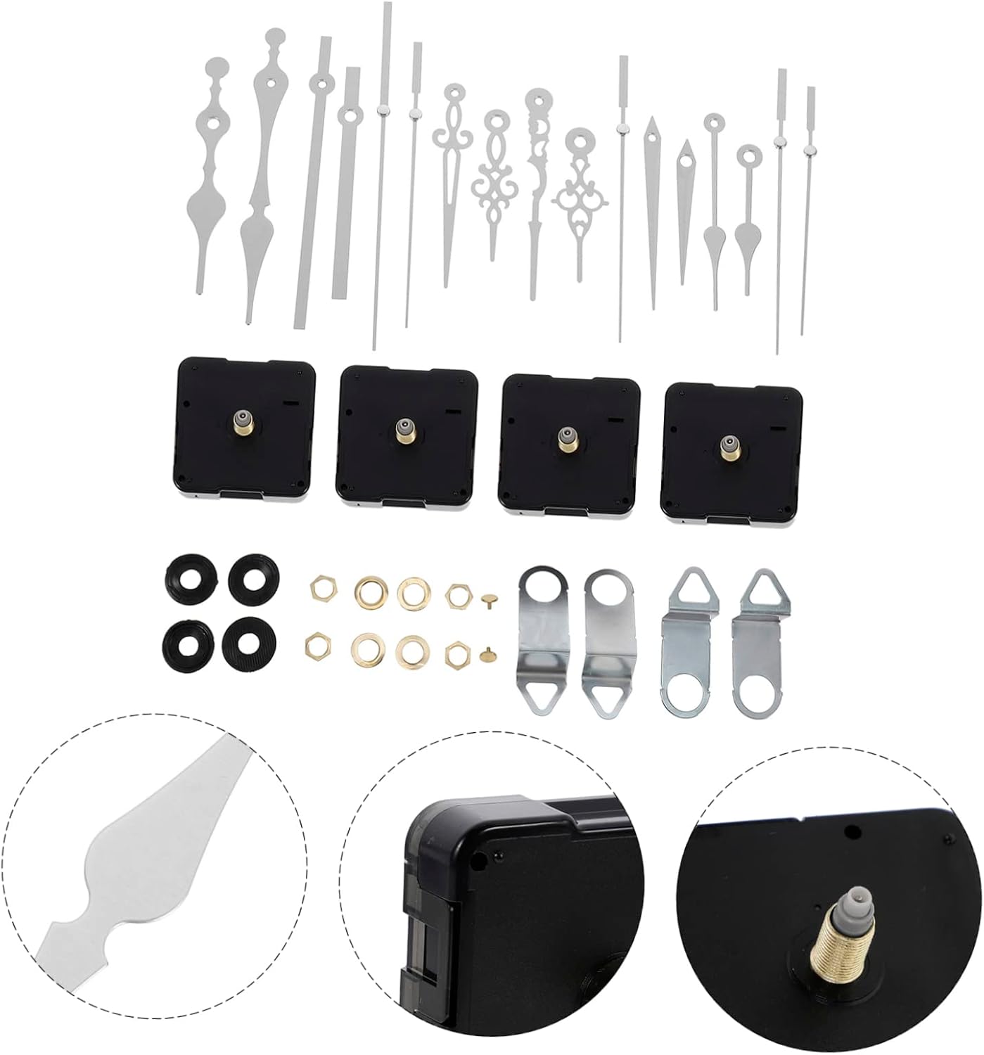 Kontonty Clock Movement Kit Precision Durability Elegance for Your Wall Clocks