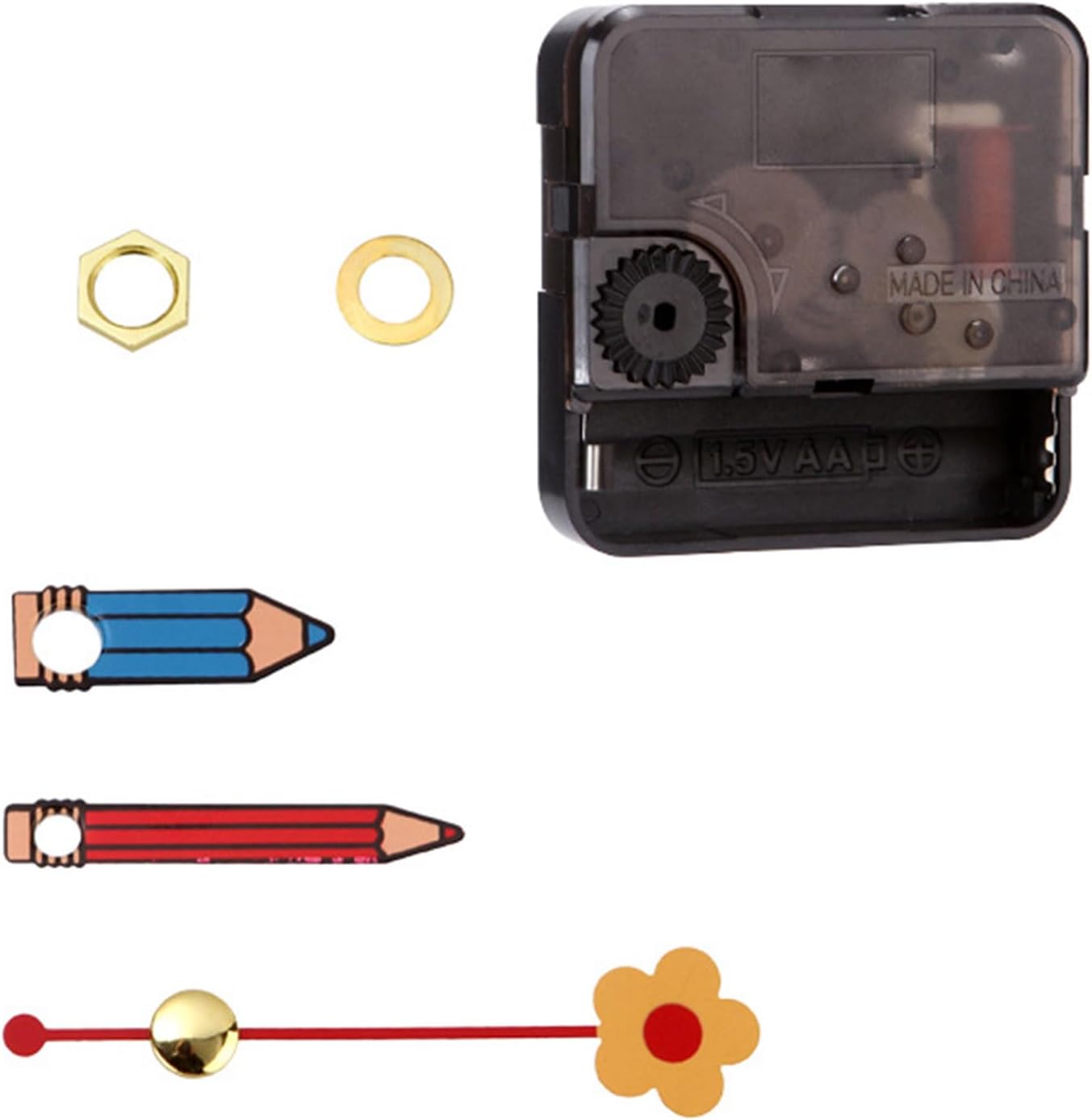 Long Shaft Clock Movement Set