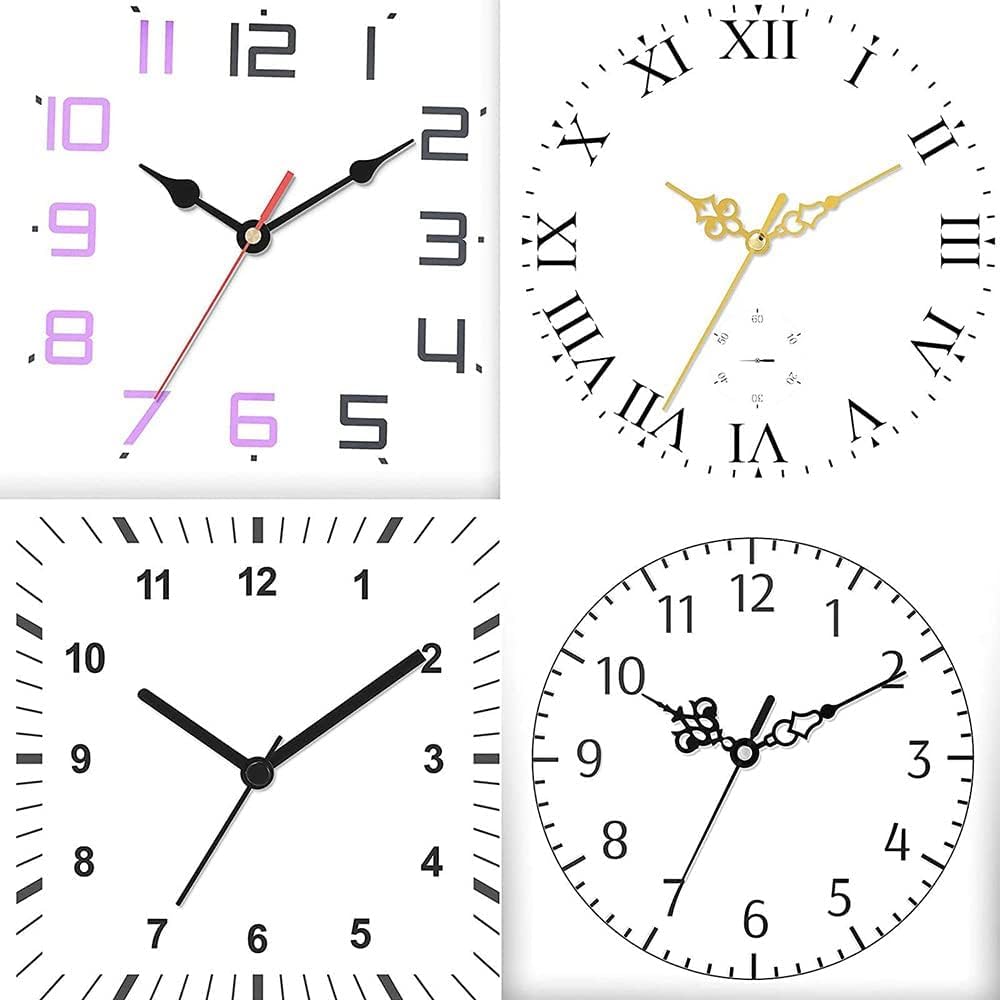 7 Sets Quartz Clock Movement Mechanisms