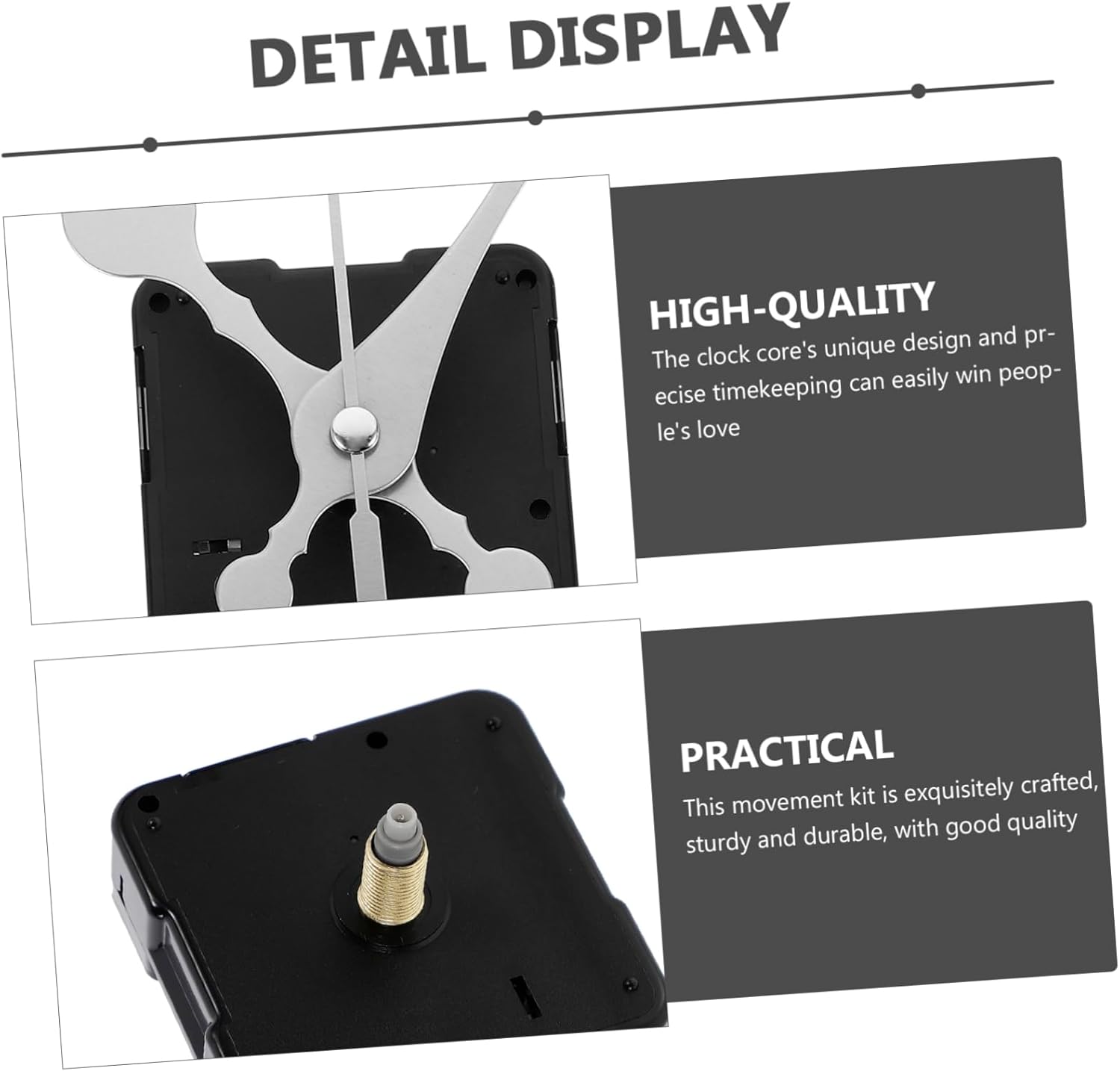 Premium Plastic Clock Movement Kit with FASHIONABLE Design