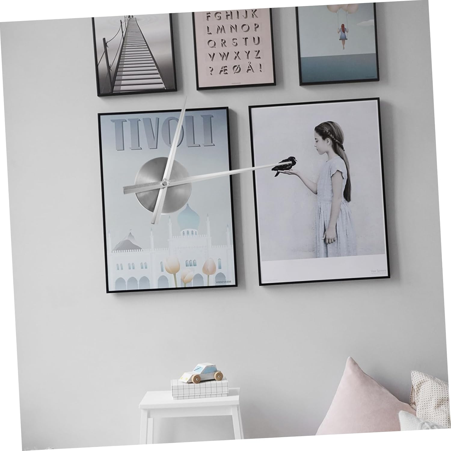 Simple DIY Wall Clock Base Replacement Set