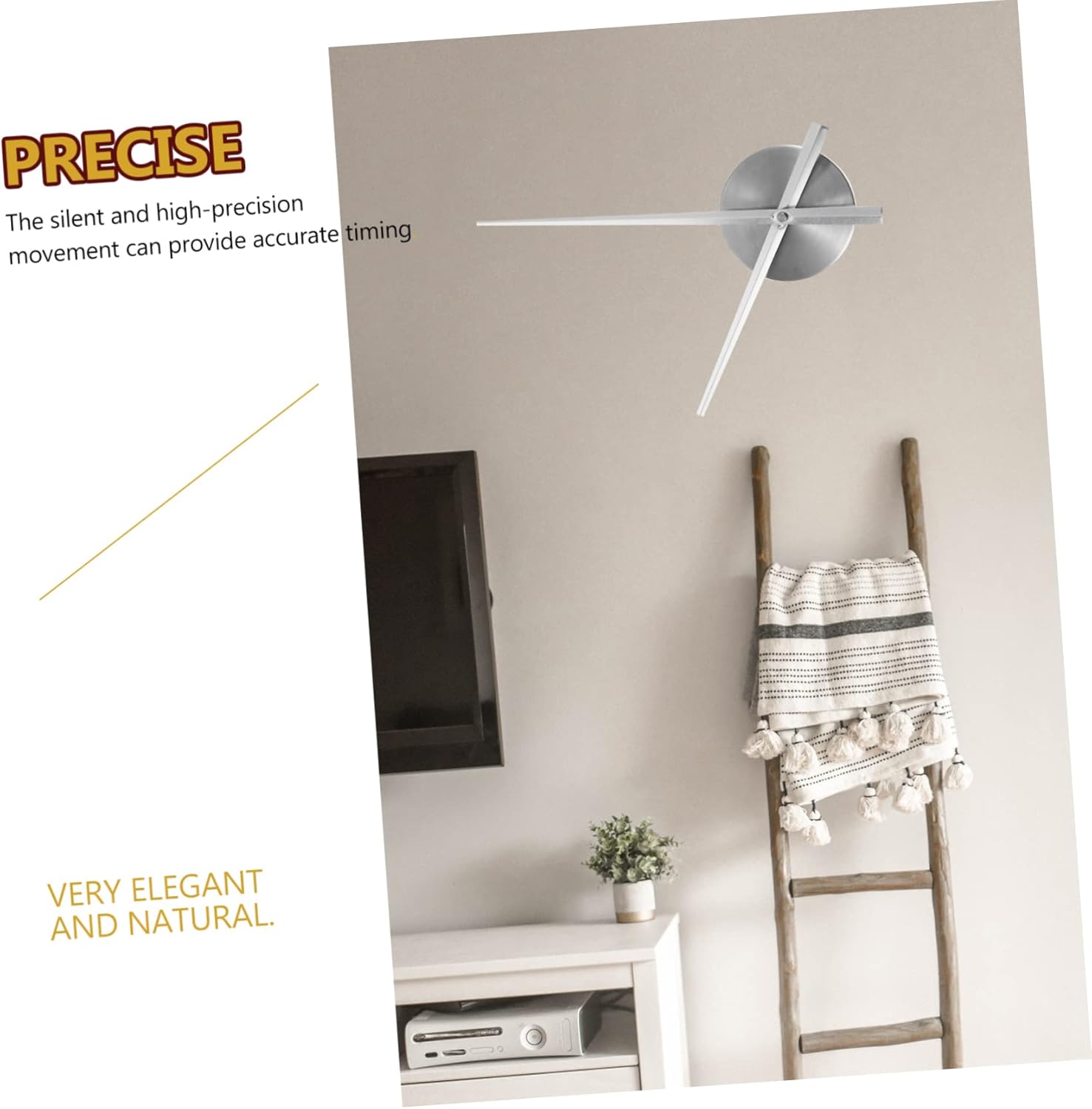 Simple DIY Wall Clock Base Replacement Set