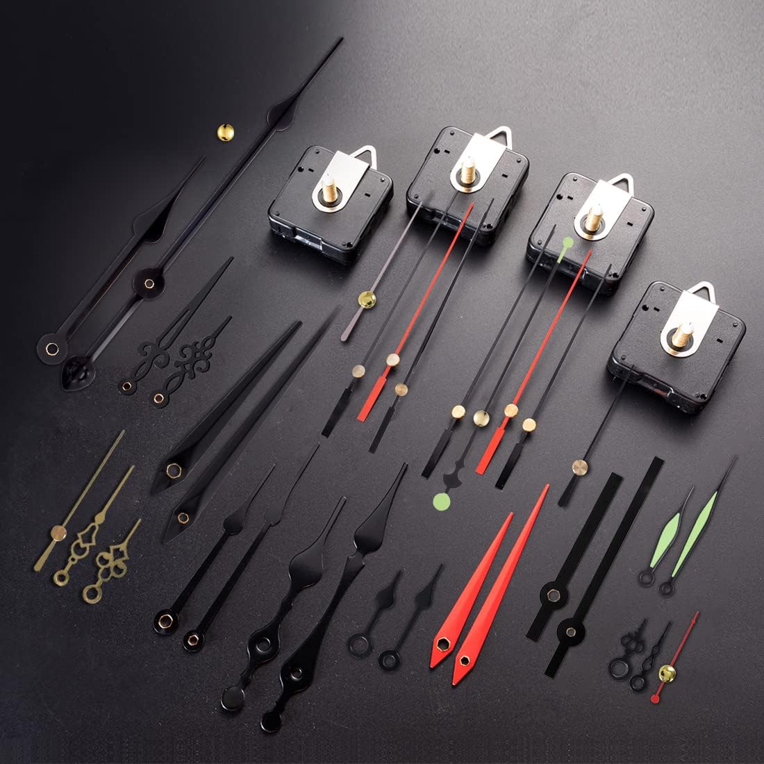 9-Piece Clock Kit for DIY Clock Replacement and Repair