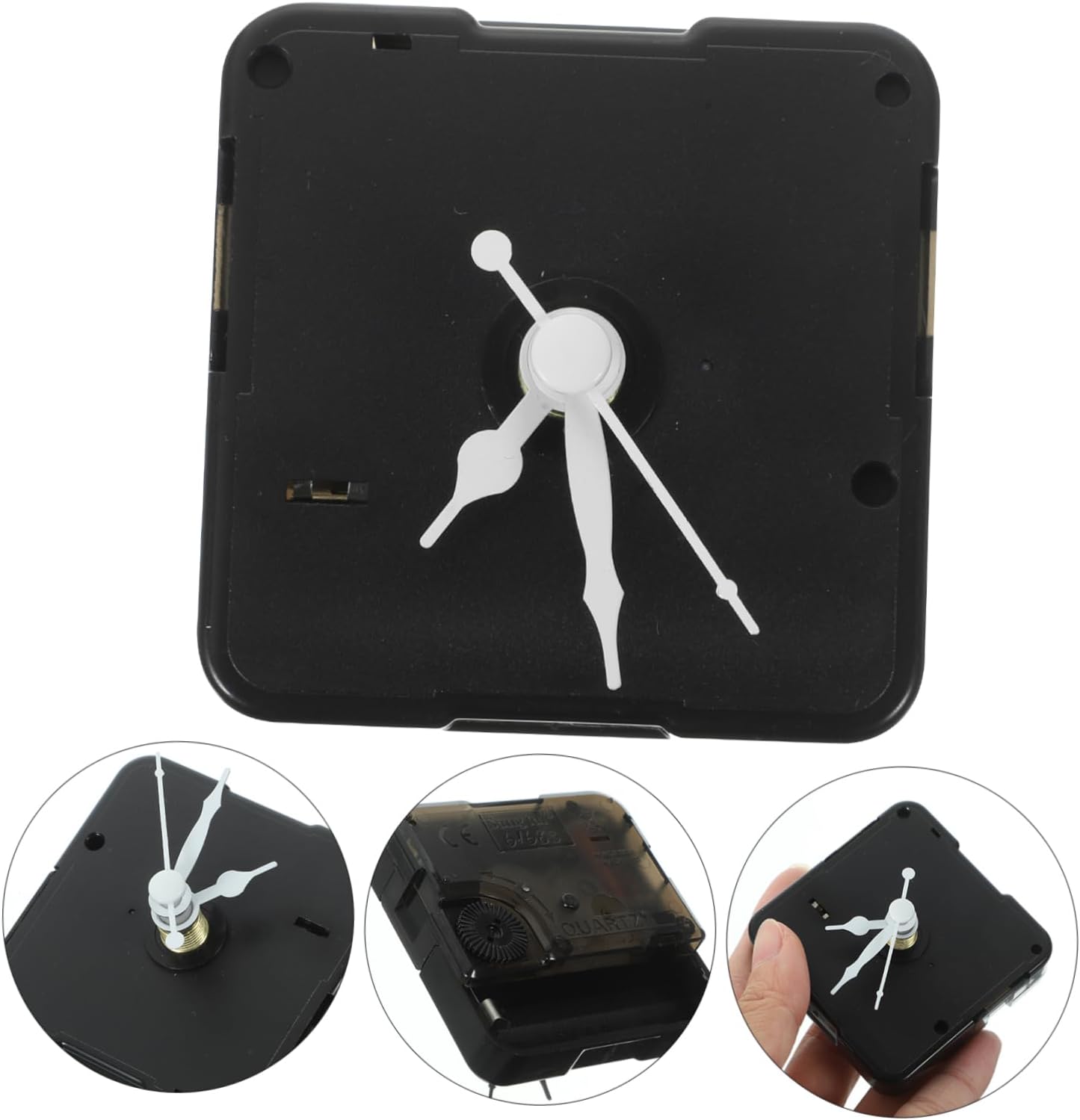 WOONEKY Plastic Clock Movement Kit for DIY Wall Clock Mechanism Repair