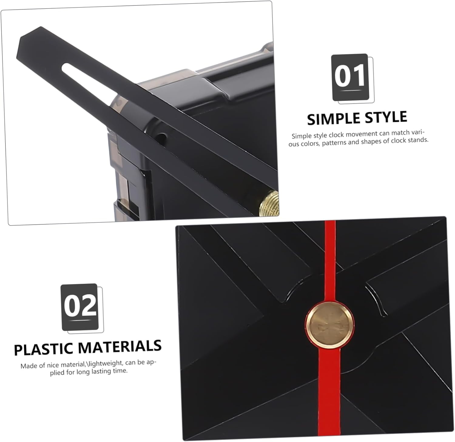 Precise Clock Movement Kit for Muted Wall Clocks