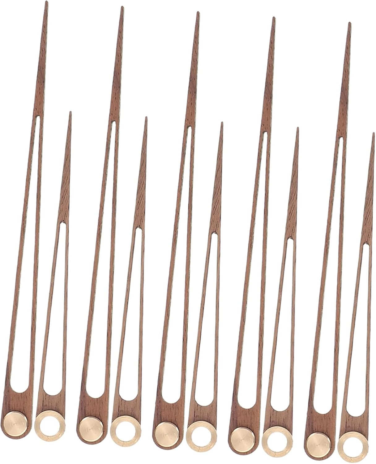 5-Set Long Shaft Clock Movement Hands Kit for DIY Sustainability Durability
